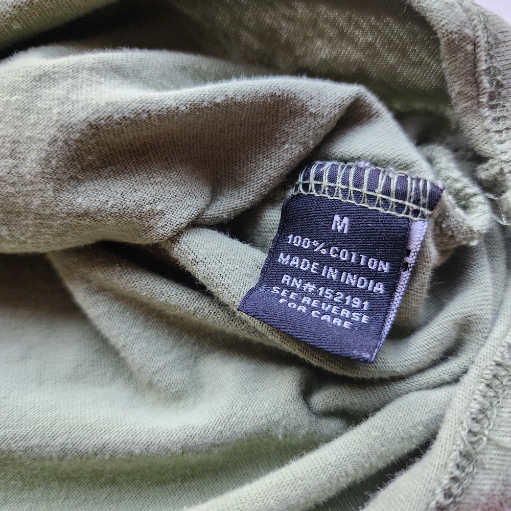 Mya & Nu 100% Cotton Sleeveless Olive Green Top - Picture 8 of 10